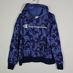 Champion blue medium hoodie